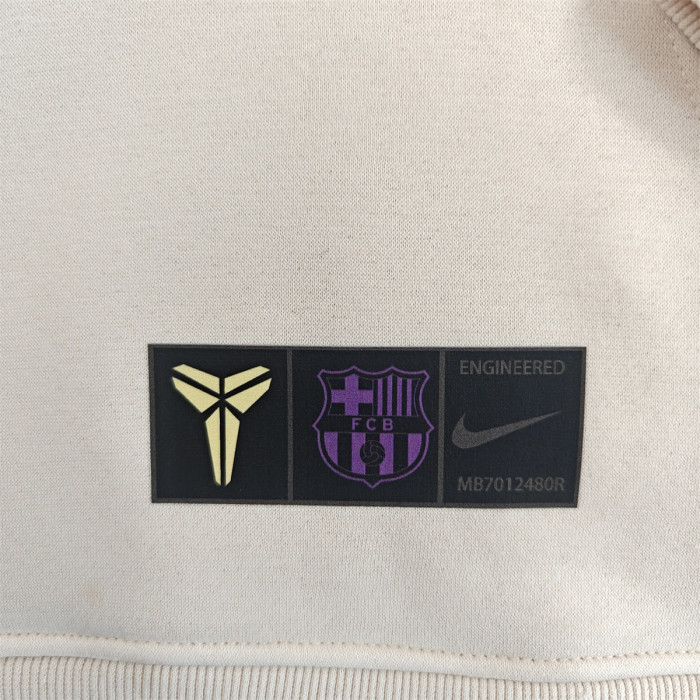 Barcelona Fleece Lined Hoodle Sweatshirt Training Jersey 25/26 (Multiple colors)