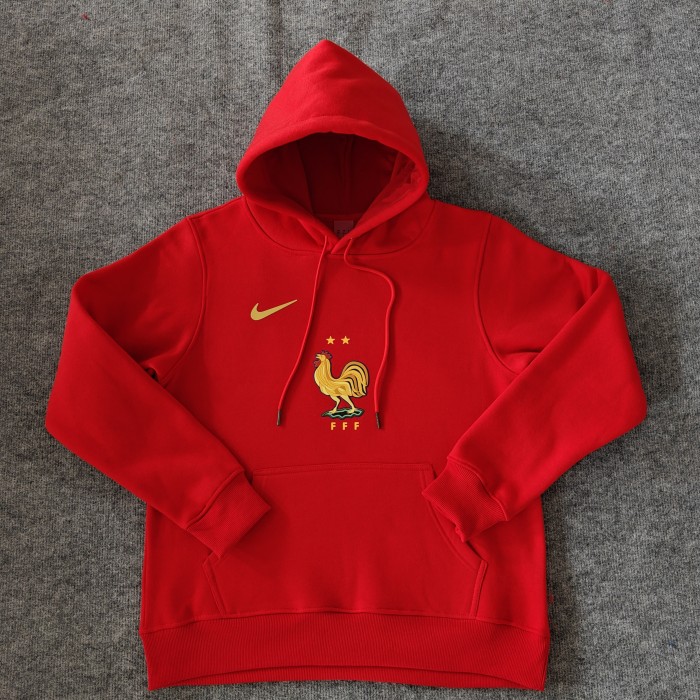 France Player fleece-lined Hoodie （Multiple colors）