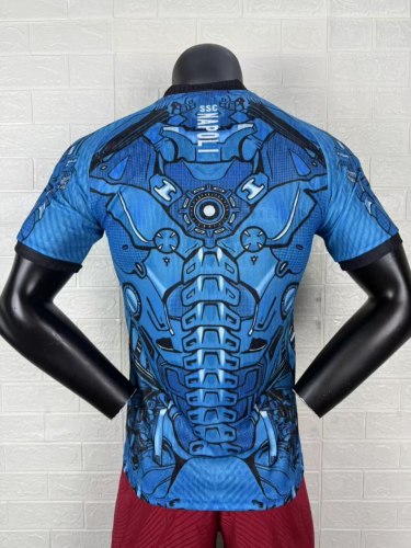 Napoli Blue Training Man Player Jersey 25/26
