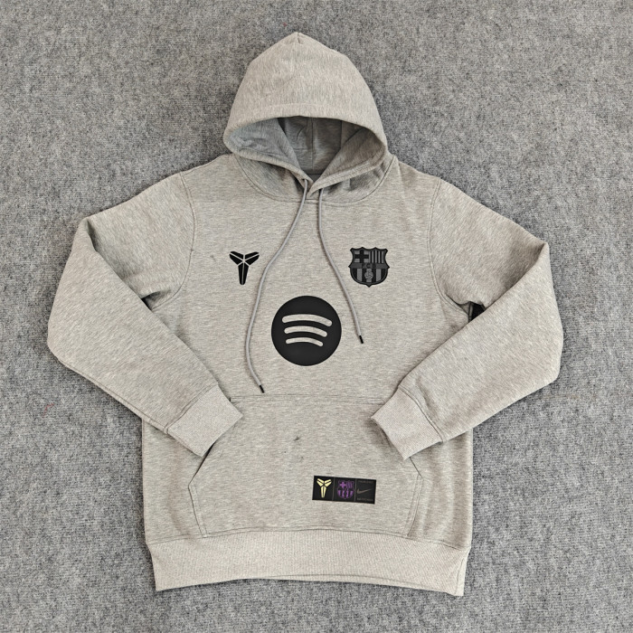 Barcelona Fleece Lined Hoodle Sweatshirt Training Jersey 25/26 (Multiple colors)