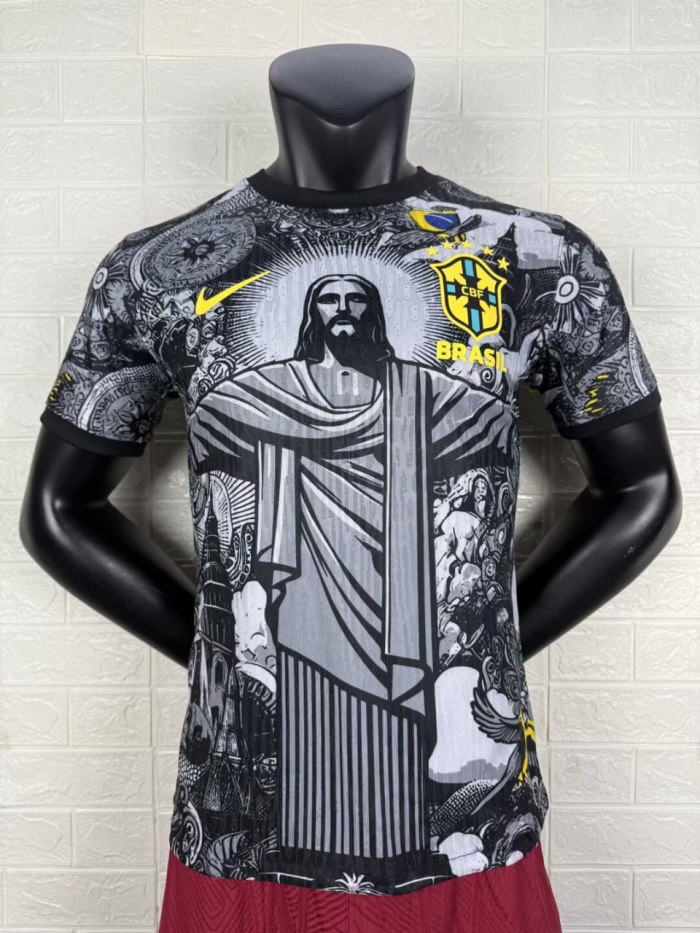 Brazil Gray Special Edition Player Version Man Jersey
