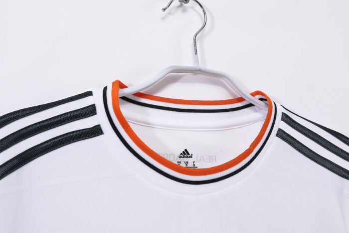Real Madrid Home Retro Long Sleeve Jersey 2013/14