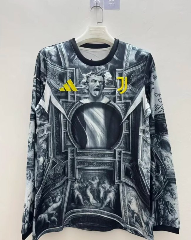 Juventus Pre Match Man Long Sleeve Jersey 25/26