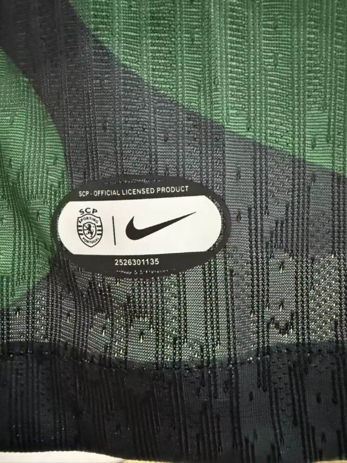 Sporting Lisbon Black Alternate Player Man Jersey 25/26