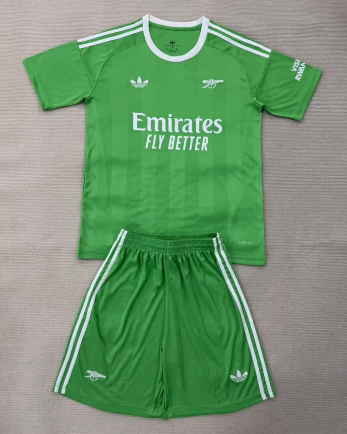 Arsenal Green Goalkeeper Kids Suit 25/26