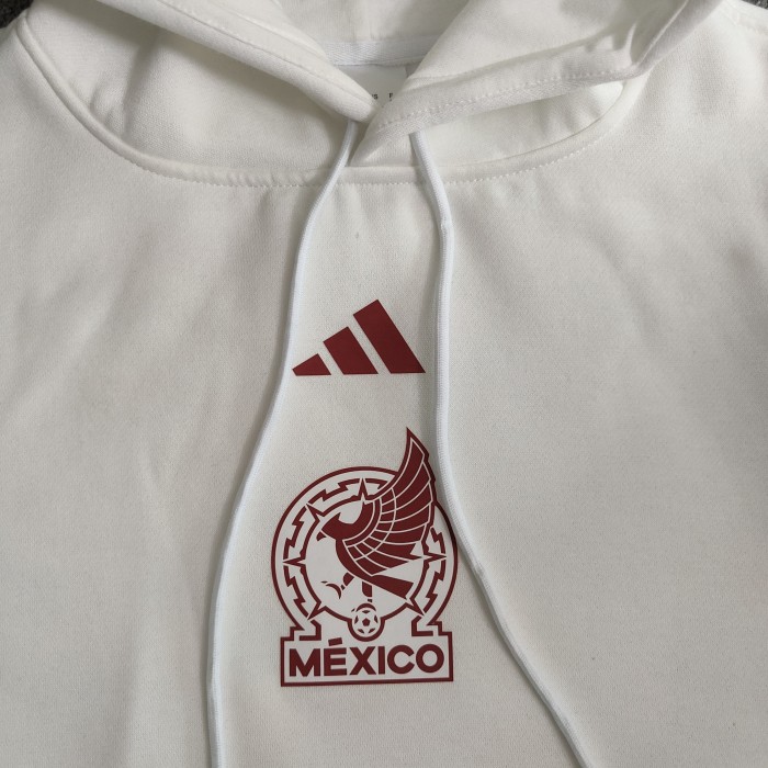Mexico Football Fleece Lined Hoodie （Multiple colors）