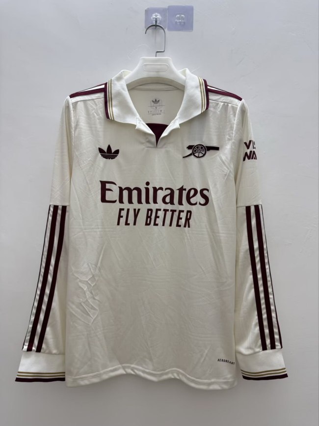 Arsenal Third Man Long Sleeve Jersey 25/26