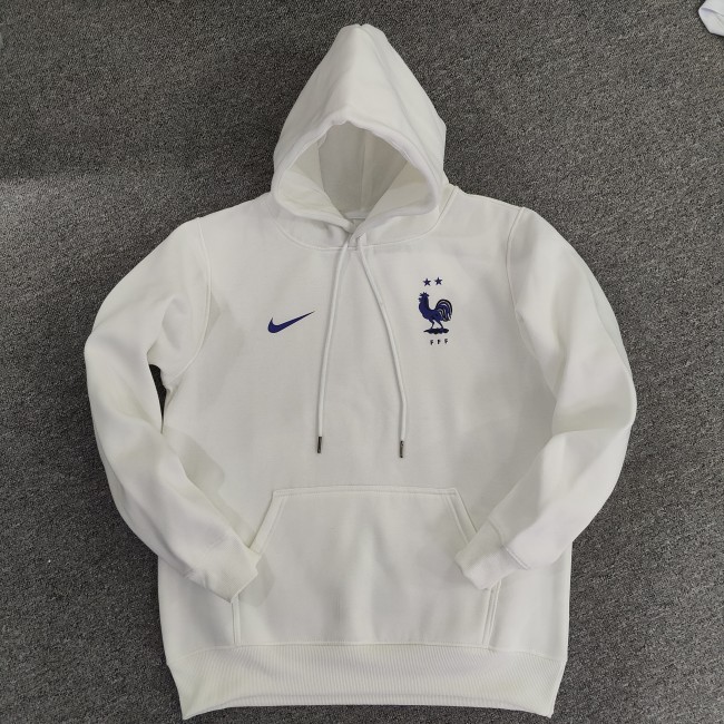 France Fleece Lined Hoodie （Multiple colors）