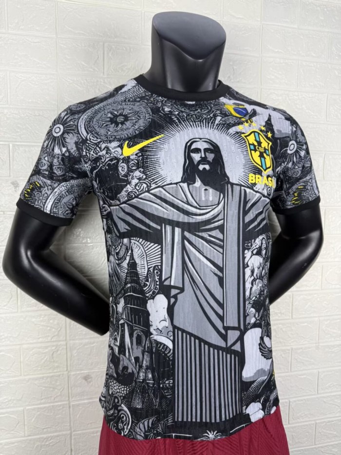 Brazil Gray Special Edition Player Version Man Jersey