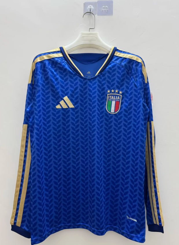Italy 2026 World Cup Home Long Sleeve Men Jersey