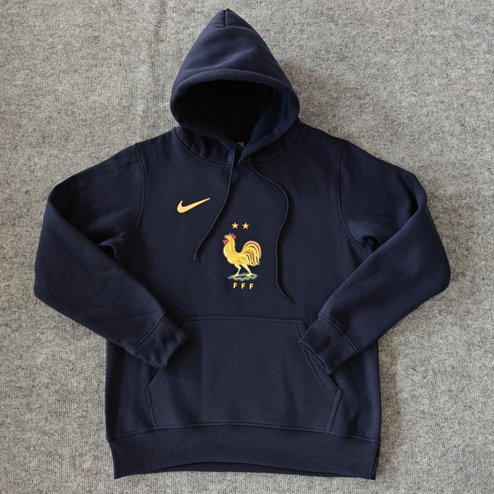 France Player fleece-lined Hoodie （Multiple colors）