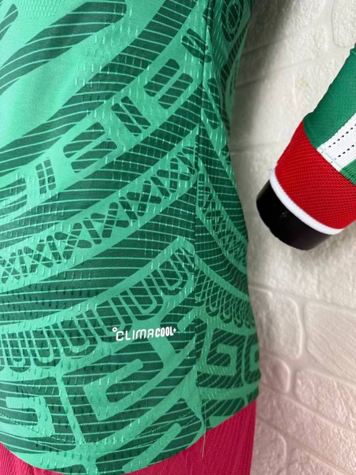 Mexico 2026 World Cup Home Player Long Sleeve Men Jersey