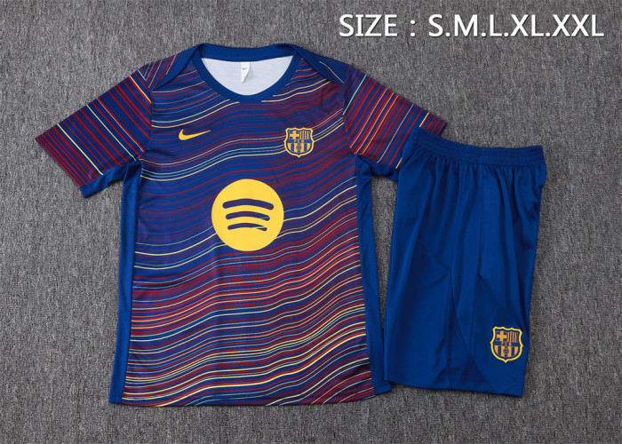 Barcelona Training Short Sleeve Suit 25/26