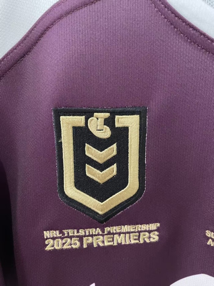 2025 Brisbane Broncos  Home Rugby Jersey