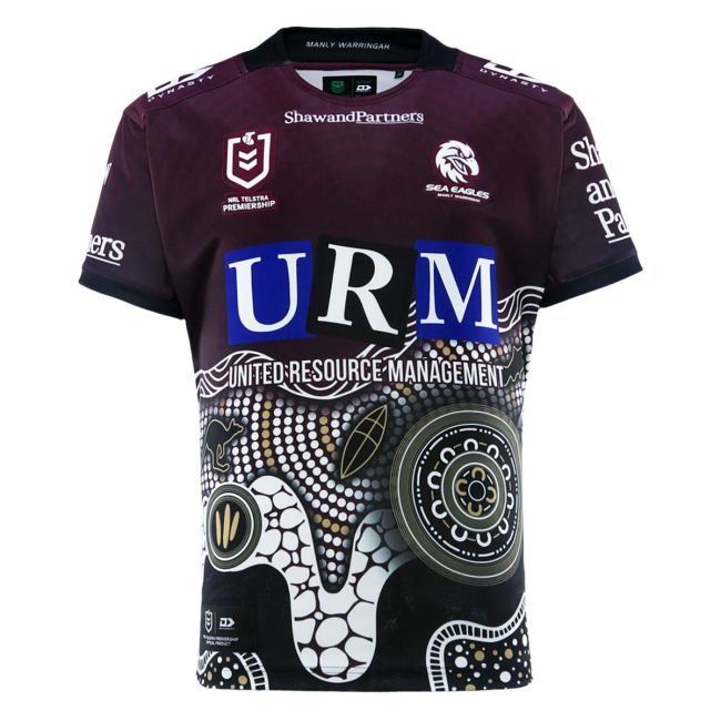2025 Manly Warringah Sea Eagles Indigenous  Rugby Jersey