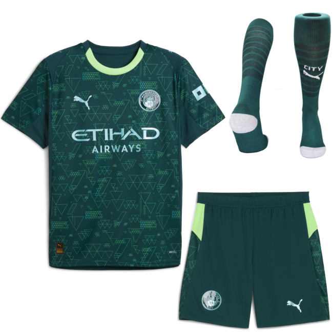 Manchester City EA SPORTS Fourth Kids Suit & Socks 25/26