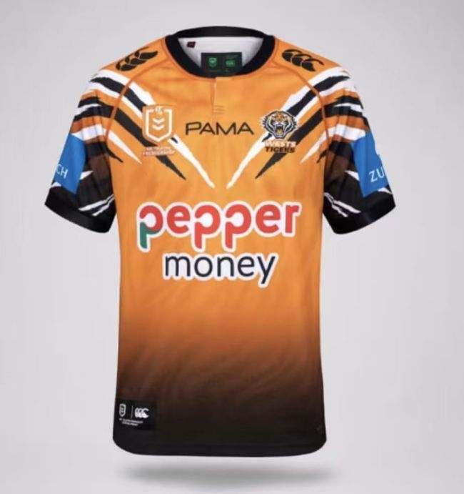 2026 Wests Tigers Home  Rugby Jersey
