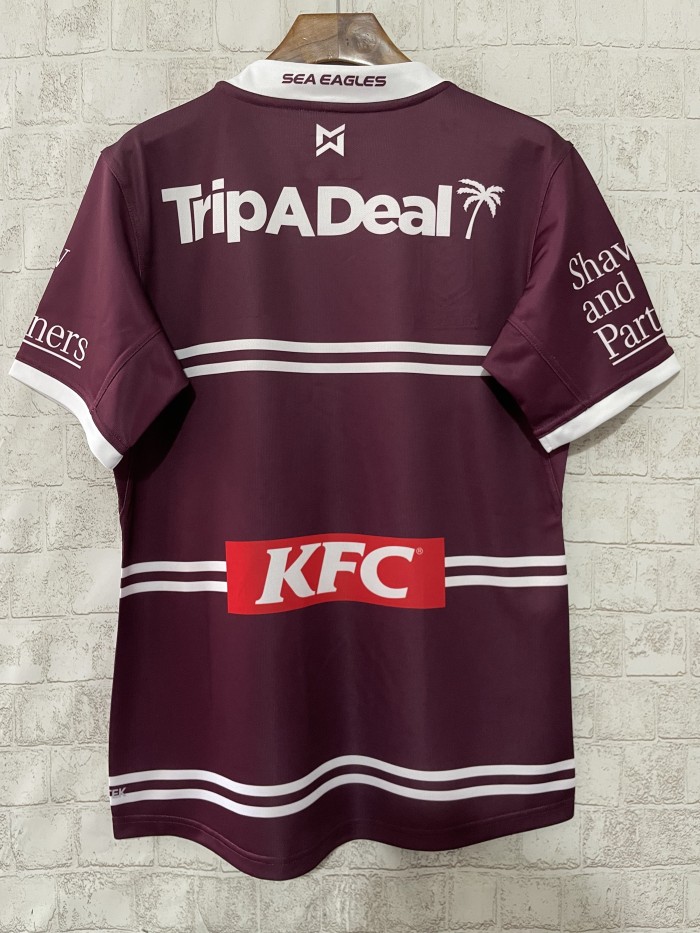 2025 Manly Warringah Sea Eagles Home Rugby Jersey