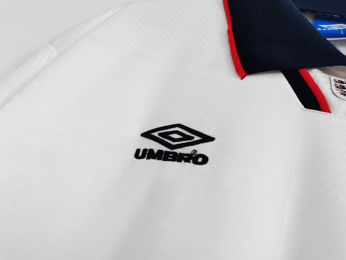 England Retro Home Jersey 1993-95