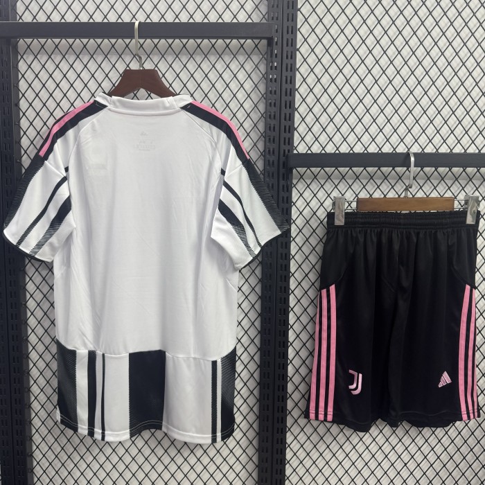 Juventus Short Sleeve Home Adult Suit25/26