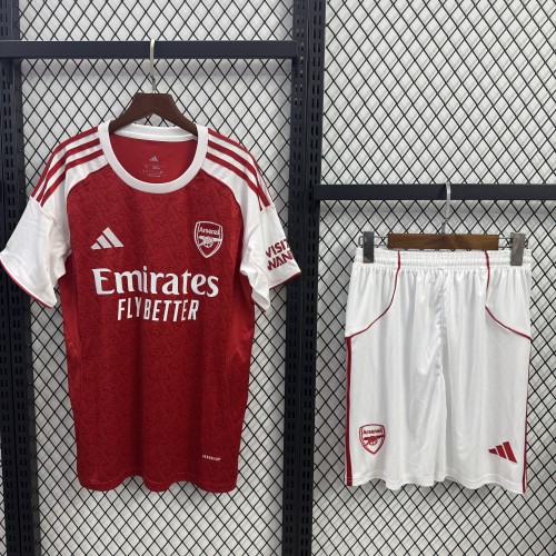 Arsenal Short Sleeve Home Adult Suit 25/26