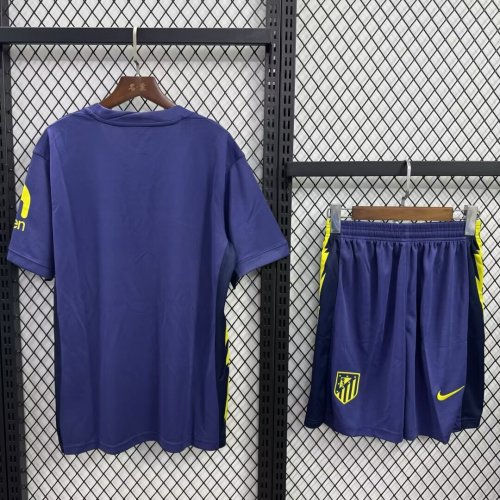 Atletico Madrid Short Sleeve Away Adult Suit 25/26