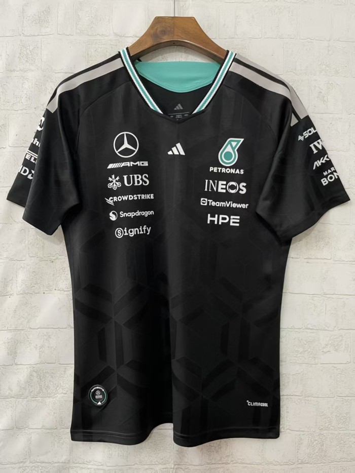 2026 Mercedes AMG Petronas T-Shirt Black NO Number