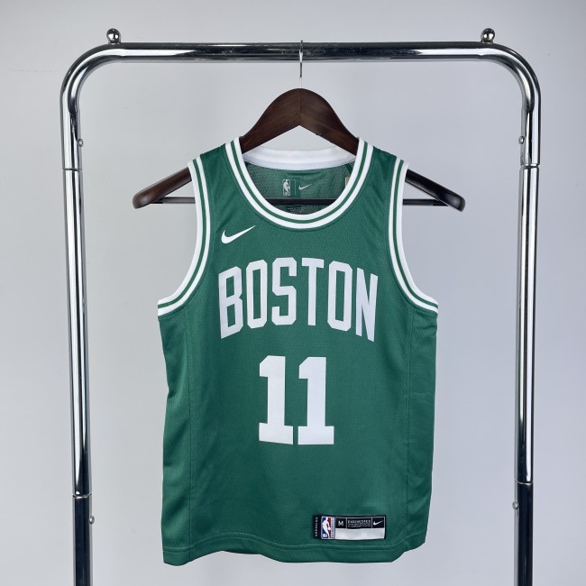 Boston Celtics KIds Jersey Green Icon Edition NO.11 IRVING