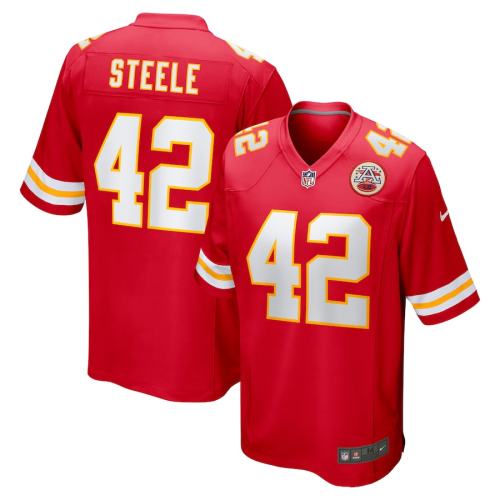 Kansas City Chiefs Jersey Red NO.42 STEELE