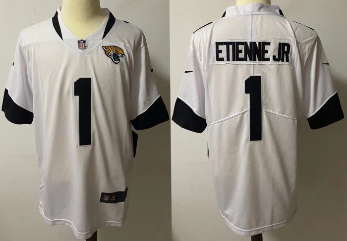 Jacksonville Jaguars Jersey White NO.1 ETIENNE JR