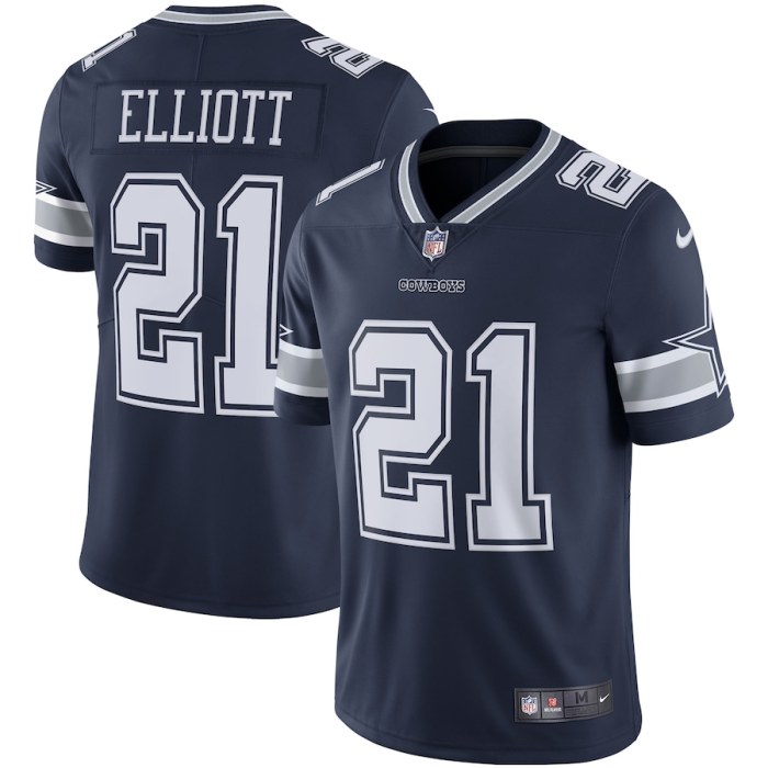 Dallas Cowboys Jersey Navy Limited Edition NO.21 ELLIOTT