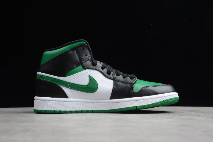 Air Jordan 1 Mid 'Pine Green' / 'Green Toe' 554724-067