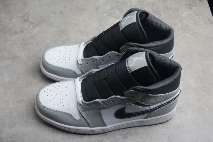 Air Jordan 1 Mid Light Smoke Grey