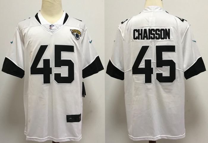 Jacksonville Jaguars Jersey White NO.45 CHAISSON
