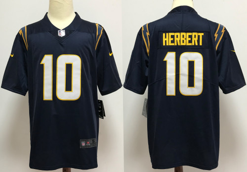 Los Angeles Chargers Alternate Jersey Black NO.10 HERBERT