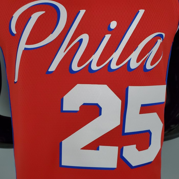 Ben Simmons Philadelphia 76ers 2020/21 Swingman Jersey Themed Red