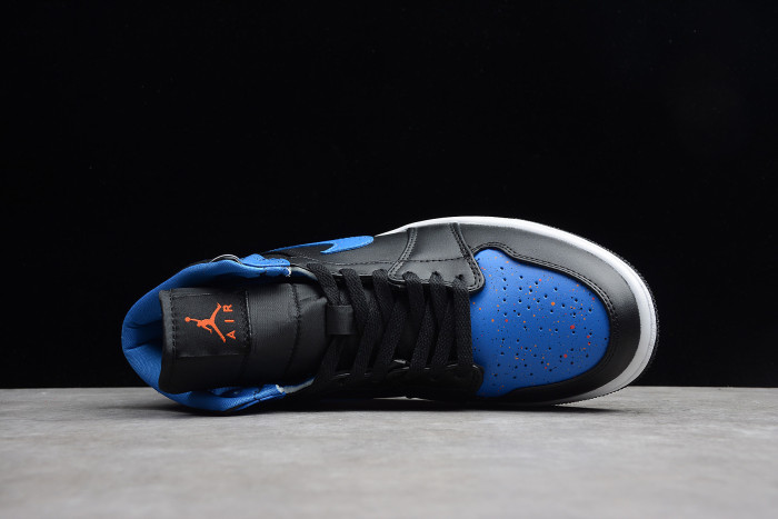 Air Jordan 1 Retro Mid Royal Paint Splatter 554724-048