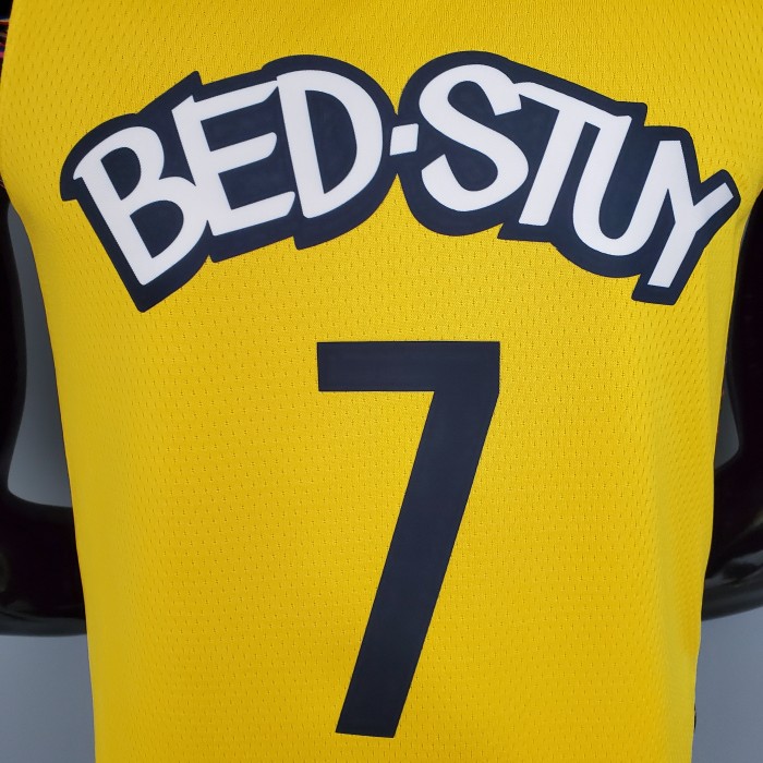 Kevin Durant Brooklyn Nets Commemorative Edition Swingman Jersey Yellow