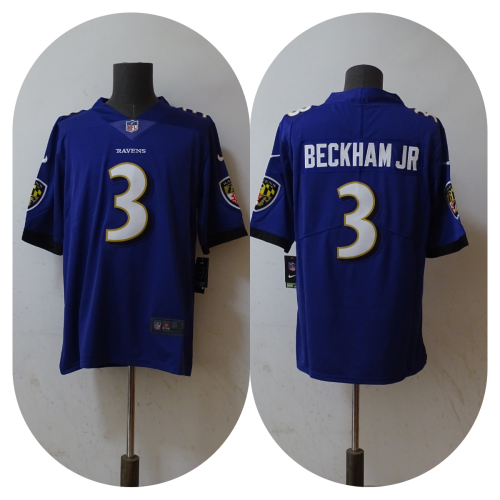 Baltimore Ravens Jersey Purple NO.3 BACKHAM JR