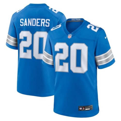 Detroit Lions Jersey Blue New style NO.20 SANDERS
