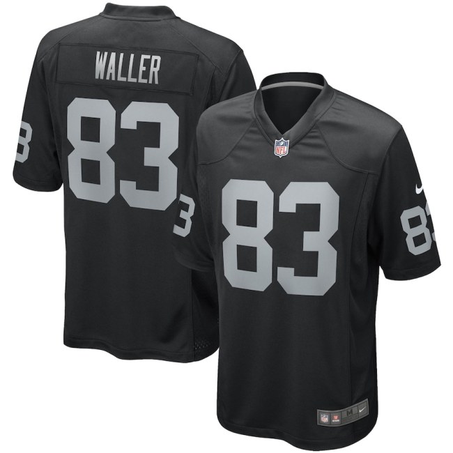 Las Vegas Raiders Jerseys Black NO.83 WALLER