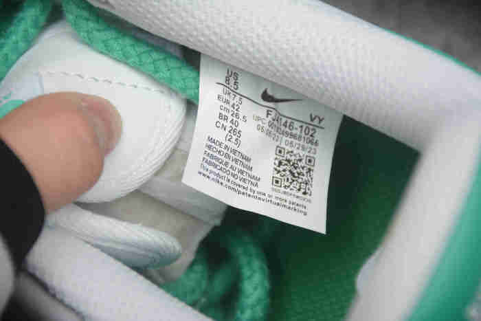 Air Force 1 Low 07 AF1 White Malachite FJ4146 -102