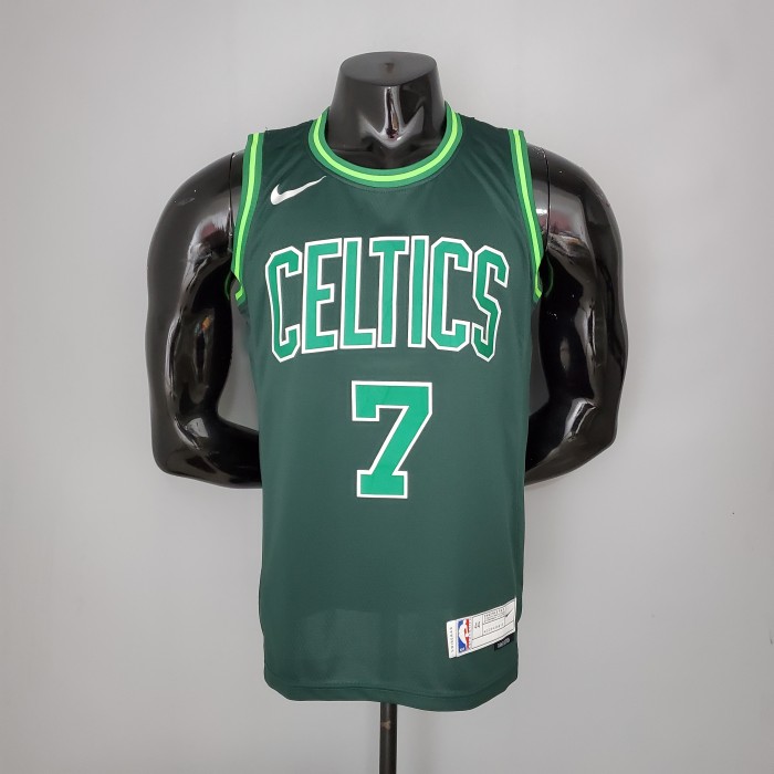 Jaylen Brown Boston Celtics Bonus Edition Swingman Jersey Dark Green