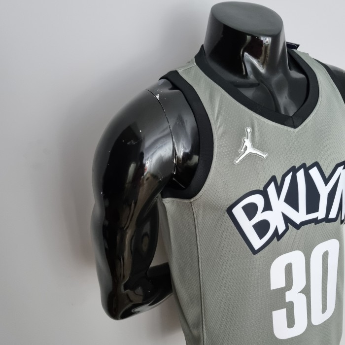Seth Curry Brooklyn Nets 75th Anniversary City Edition Swingman Jersey Gray