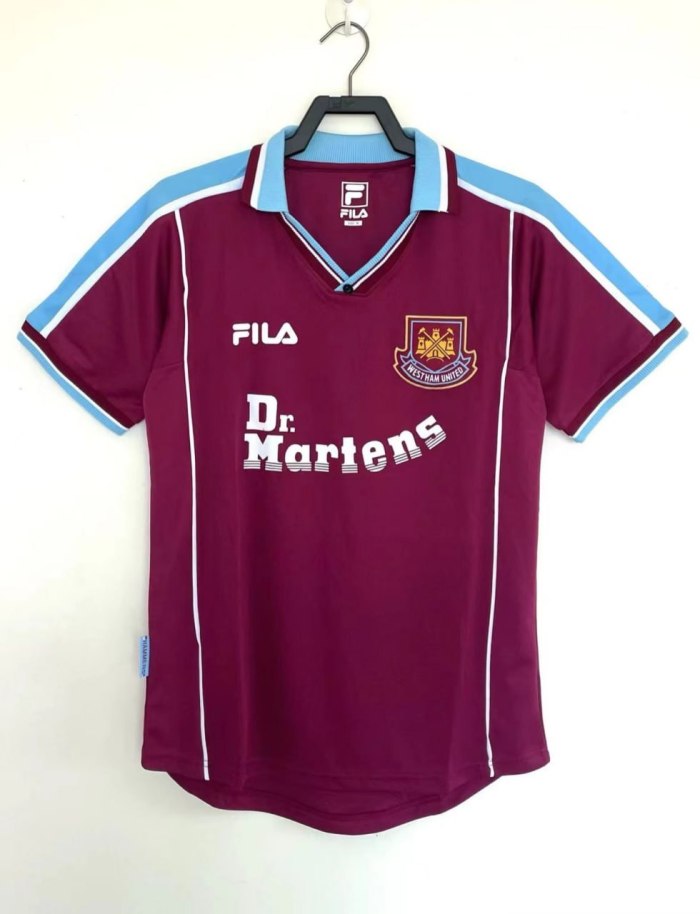 West Ham United Home Retro Jersey 1999/01