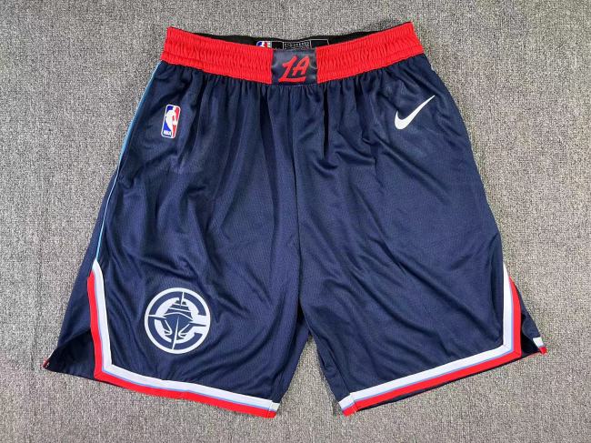 LA Clippers Shorts Statement Edition Blue 24/25