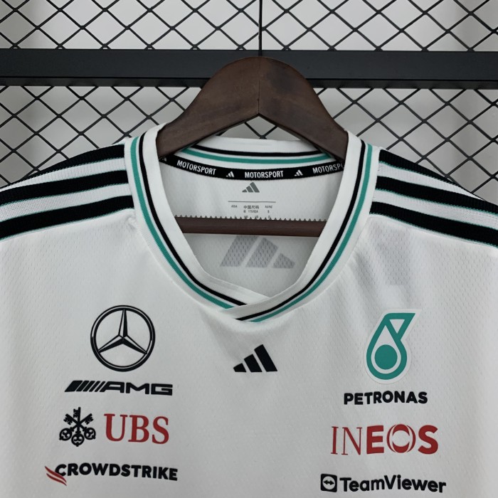 2025 Mercedes AMG T-Shirt White NO Number