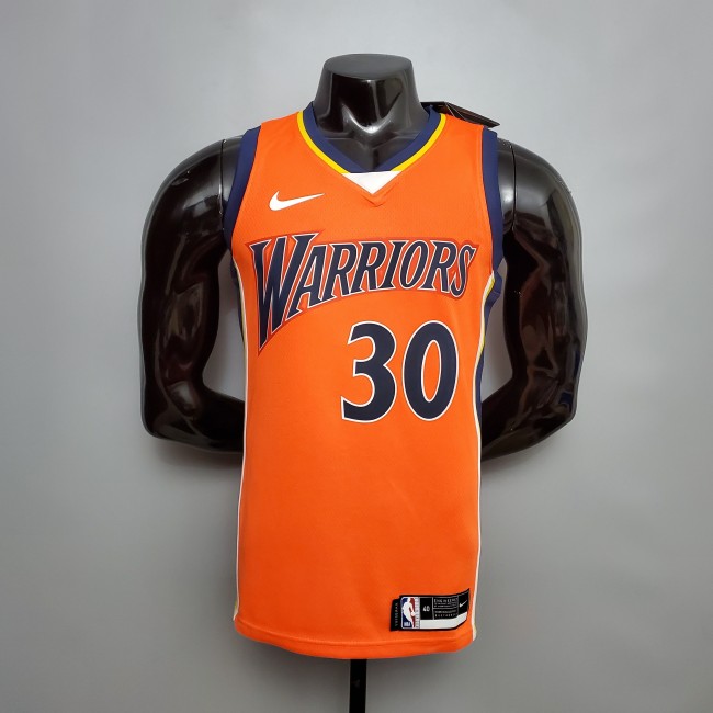 Stephen Curry Golden State Warriors Swingman Jersey Orange