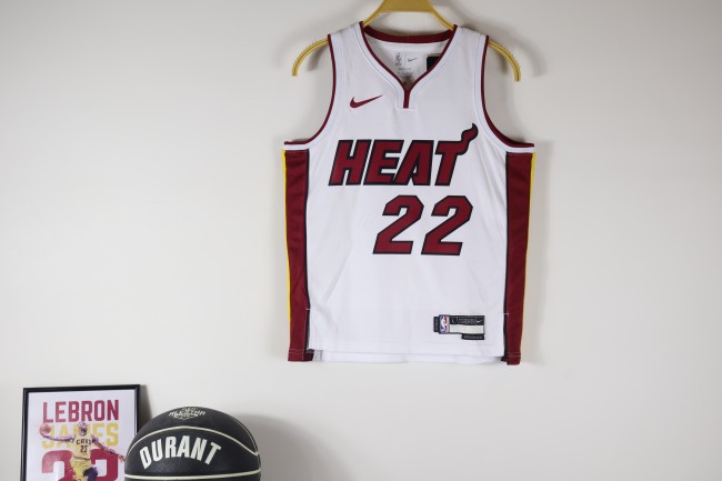 Miami Heat Kids Jersey   Association Edition 23/24 NO.22 BUTLER