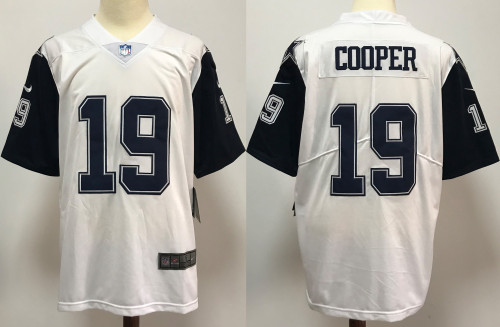 Dallas Cowboys Jersey White Throwback NO.19 COOPER